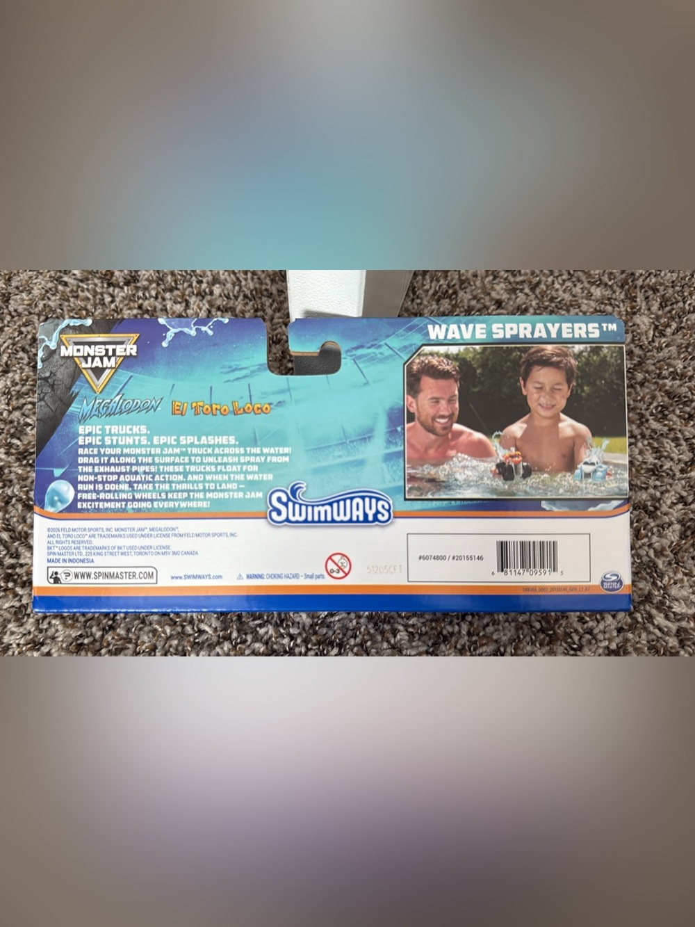 Monster Jam Water Sprayer Kids Monster Truck Toy - by SwimWays - Picture 2 of 2